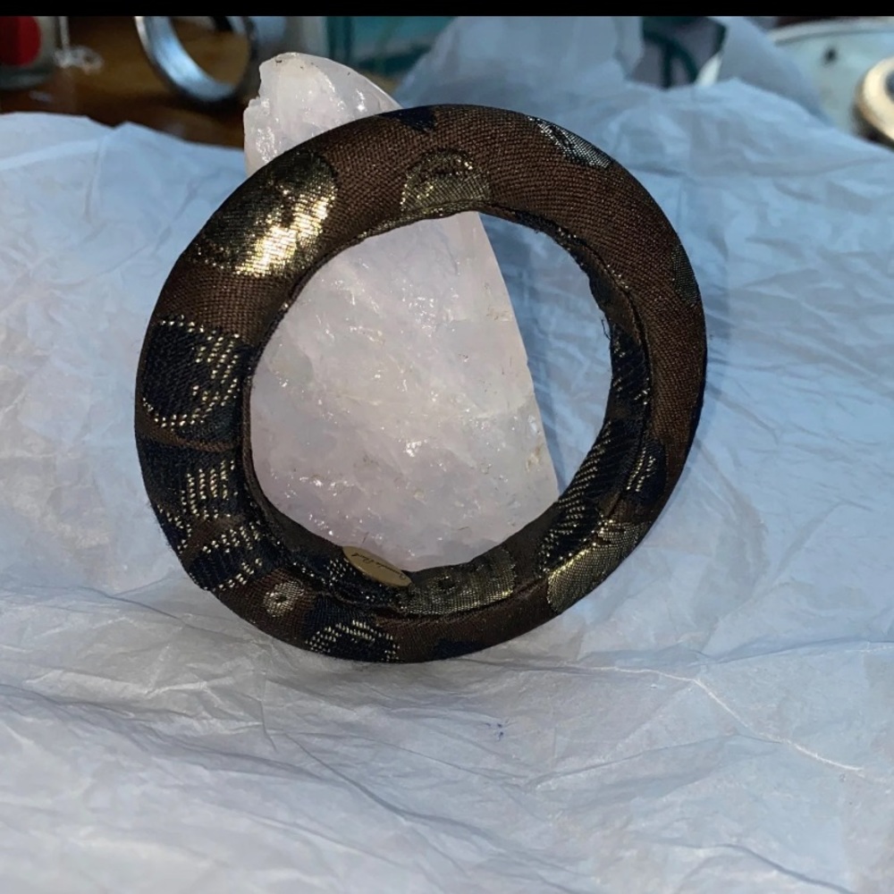 Amanda Pearl "Recycled Fabric"  Bangle-Bracelet